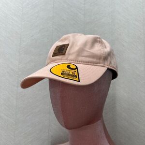 Carhartt Adjustable Strapback Light Pink Canvas Baseball Cap Hat Unisex One Size